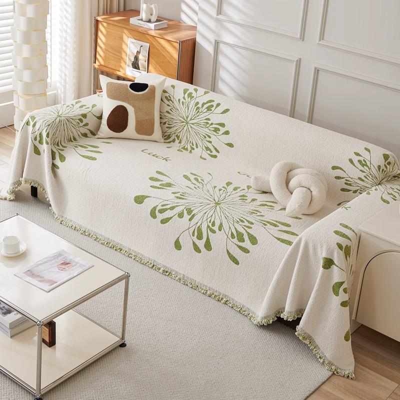 Осенне-зимний плотный однотонный плюшевый диванный чехол для полотенца, белый чехол для дивана, нескользящий цельный чехол для полотенца