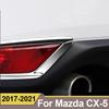 For Mazda CX-5 CX5 2017 2018    ABS Chrome Rear Back Fog Light Lamp Cover Trim Bumper Reflector Accessories