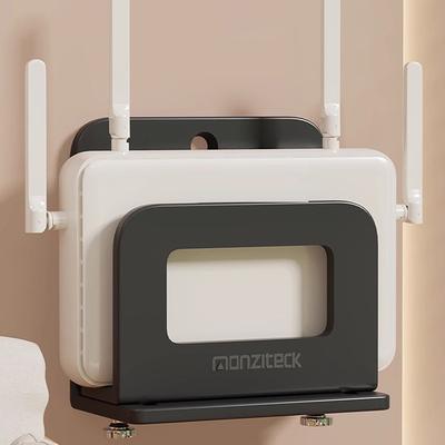 1 шт. Регулируемый настенный держатель для небольших устройств для роутера, модема, ТВ-приставки и других медиаплееров