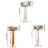 Nordic Style Wedding Pew Flowers Eucalyptus Leaves Artificial Flowers Chair Back Flower  Outdoor