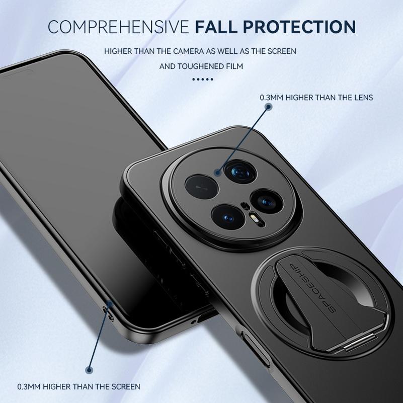 Skin-like Frosted Feel Car Invisible Magnetic Stand Holder Case For Honor Magic 8 Pro 8 7 Lite 6 Honor 300 200 GT Pro X9c Cover