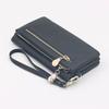 Women's Vintage Long Wallet Leather Clutch Zipper Wallets