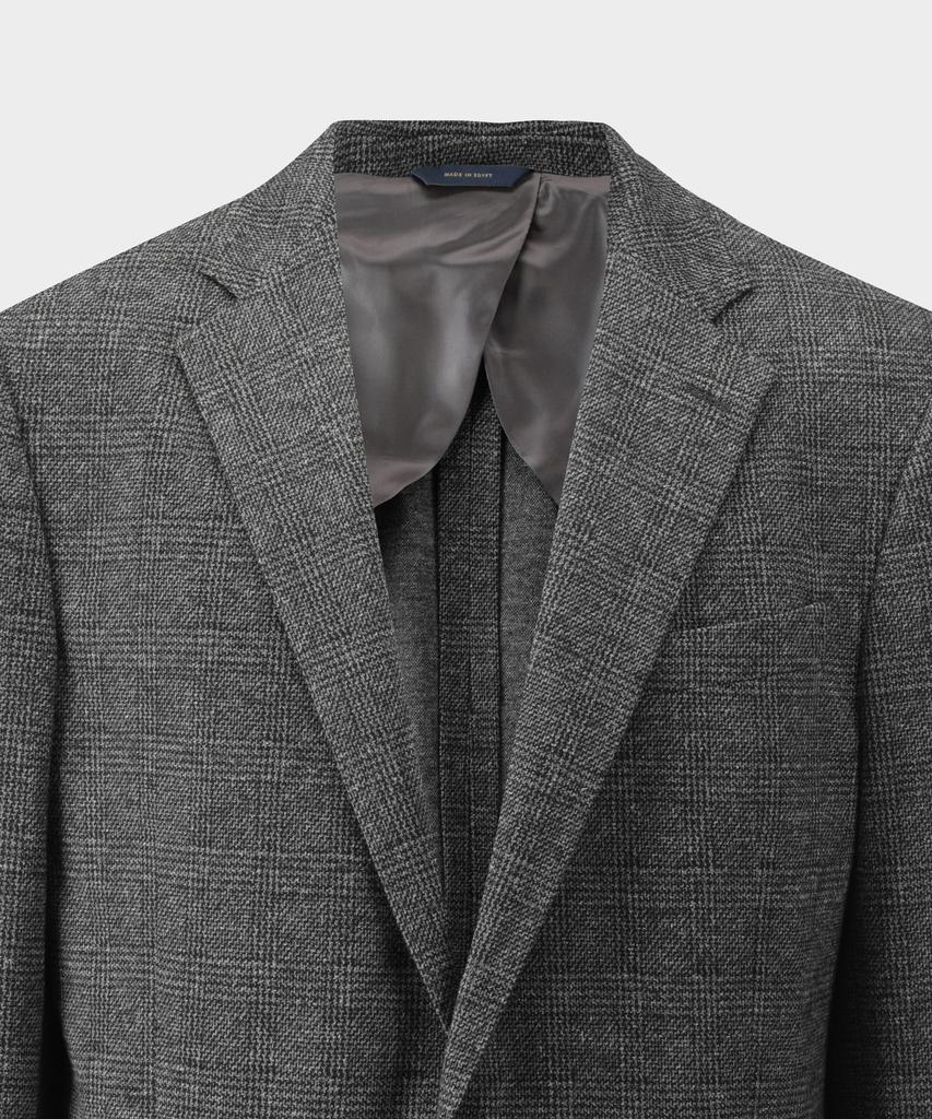 Brooks Brothers Check Knit Jacket (Grey) (Bbjsmff302)