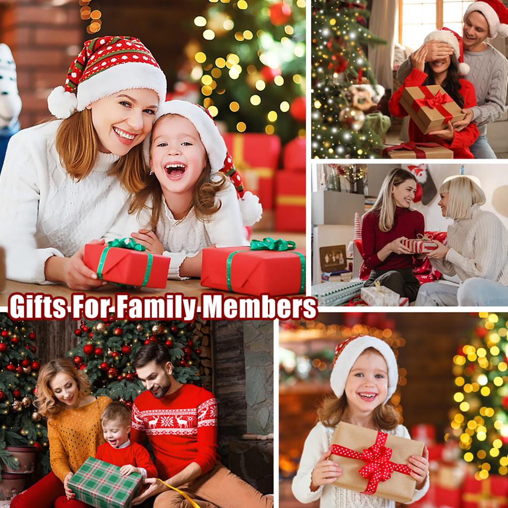 10pcs/set Christmas Tree Cat Ornament Super Cute 10 Cat Acrylic Hat Holiday Car Style Gift Orna U8L5