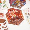 Мультфильм Милые 3D DIY Ландшафтные наклейки Миниатюрные сцены Визуальные стековые наклейки Творческие DIY Украшения Наклейки Подарки