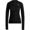Slim Fit Casual Long Sleeve T-Shirt Women Tops Black GK3764