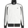 Byd3s Side Stripe Stand Collar Comfortable Soft Jacket Unisex Jacket Cloud-White JG8580
