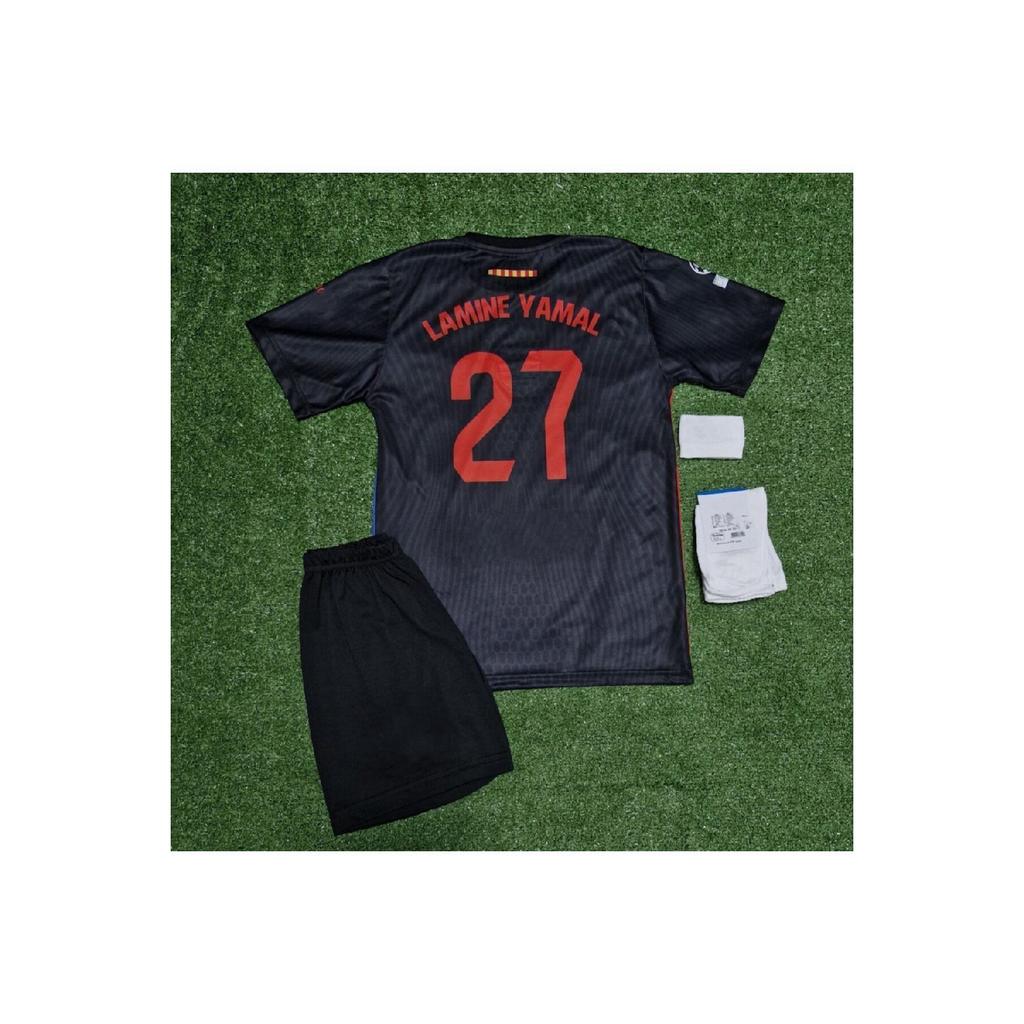 Новый сезон 2024/25, комплект из 4 ламинированных выездных детских трикотажных изделий Yamal нового сезона