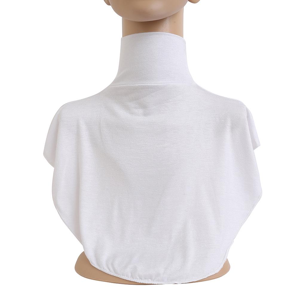 Mercerized Cotton High Neck Warmer - Women's Collar H010