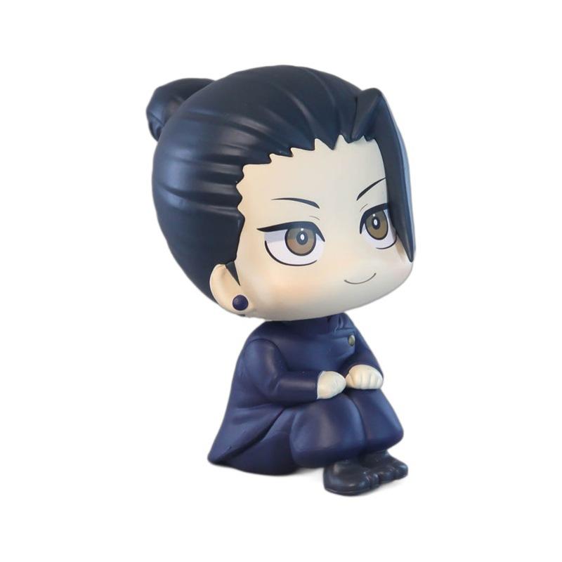 10 см Мини-фигурки Jujutsu Kaisen Фигурка Сатору Годжо Действие Гэто Сугуру Фигурка Q Версия Аниме Модель ПВХ Коллекция Игрушки Статуэтка