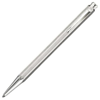 Шариковая ручка Caran Ecridor Retro Silver, подлинный импортный продукт d'Ache на масляной основе 0890-487