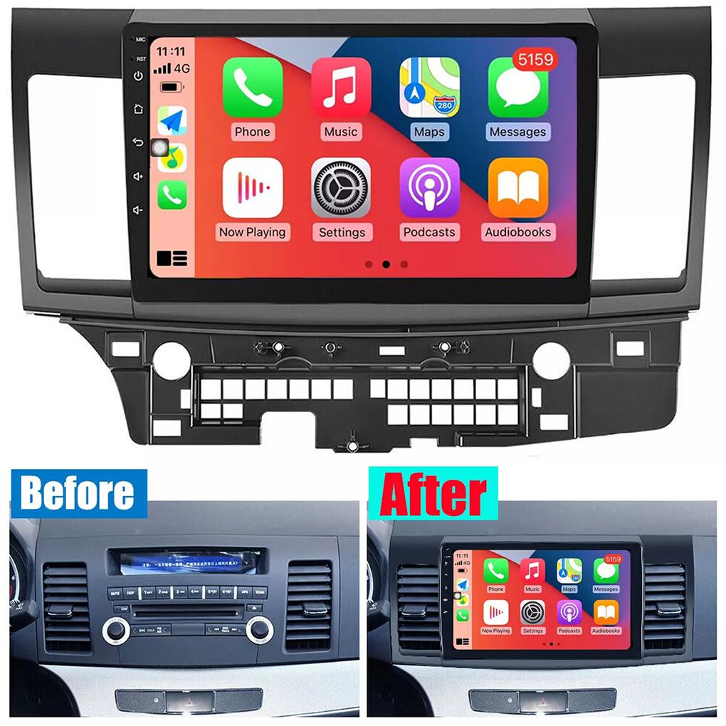 For Mitsubishi Lancer 2008-2012 Android 13 Car Radio GPS Navi Stereo BT 2 Din GPS Carplay Car Radio Multimedia Video Player