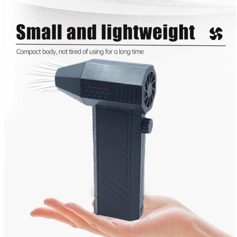 Compressed Electric Air Duster 130000RPM Rechargeable Cordless Multifunction Fan for Computer Keyboard Car Dry Blower