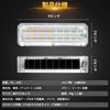Futwod Strobe Light Amber White Alternating Flashing LED Solar Powered