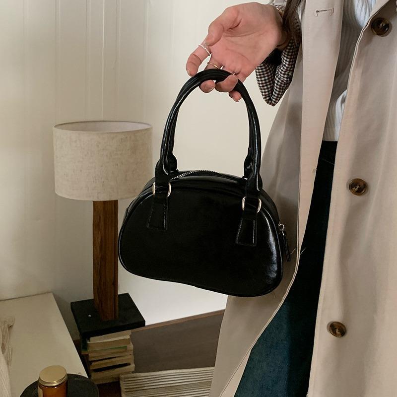 Красная сумка для женщин, осенне-зимняя новинка, модная корейская сумка-боулинг для ношения в руке, универсальная сумка через плечо, повседневная квадратная сумка