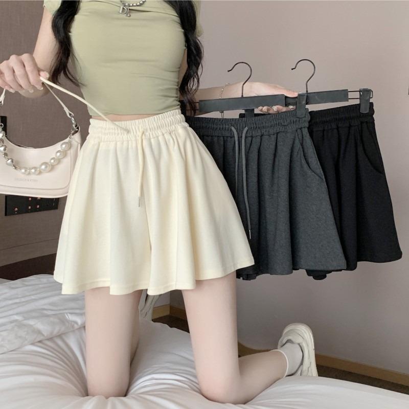 Sweatpants Women's Shorts Baggy Slim Casual All-in-one High-waisted Wide-leg Pants A-line Hot Pants Three-quarter Pants