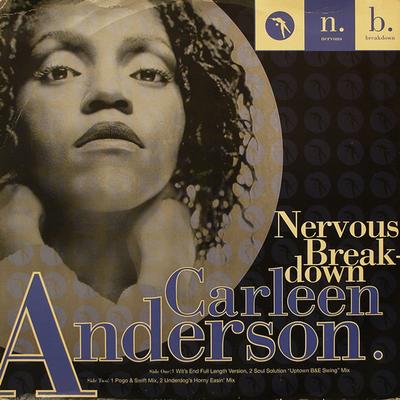 12-дюймовая пластинка CARLEEN ANDERSON - Nervous Breakdown YRT112 Примерно 1994 год Великобритания Танцевальная и Электронная Музыка Б/У