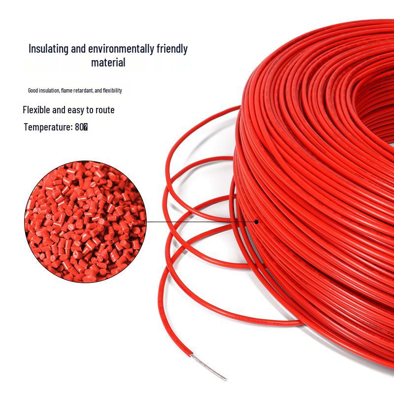 Американский Стандарт 1007 Лужёный Медный Сигнальный Провод: Одножильный, медный проводник, 26-14 AWG