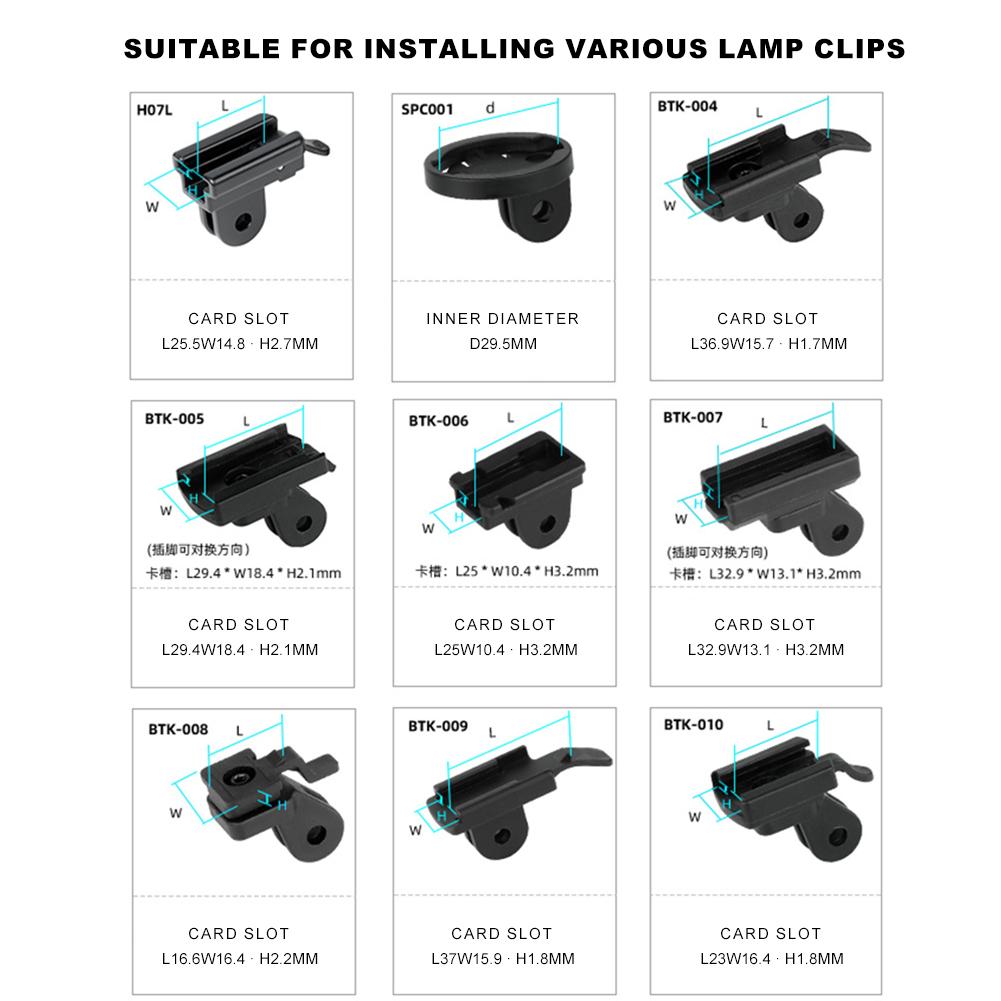 Bicycle Front Light Holder Adjustable Lamp Bracket Aluminum Alloy Camera Stand Sport Camera Lamp Mount Stand for Brompton GoPro