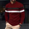 Men's T Shirt O-Neck Clothing Apparel Outdoor Long Sleeve Print Fashion Designer Vintage