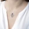 Silver Hamsa Necklace