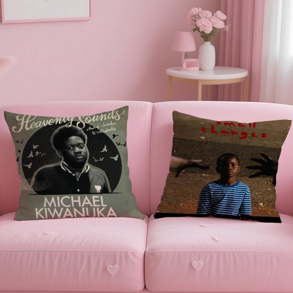 Singer M-Michael KiwanukaS Cushion Cover Comfortable Reversible Pillow Cover Ideal for Car Sofa Bedroom & Beyond