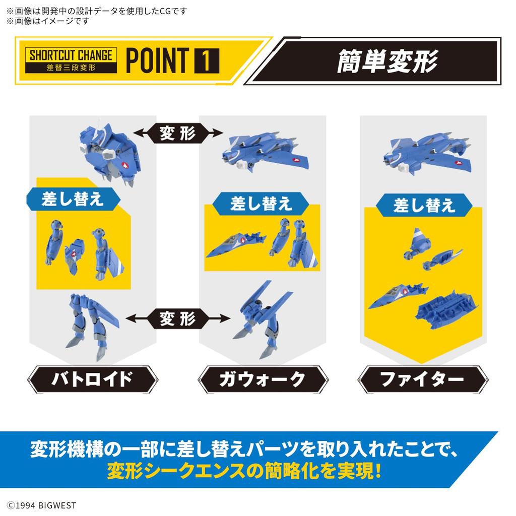 BANDAI SPIRITS Пластиковая модель HG Macross 7 VF-22S c цветовой кодировкой в масштабе 1/100