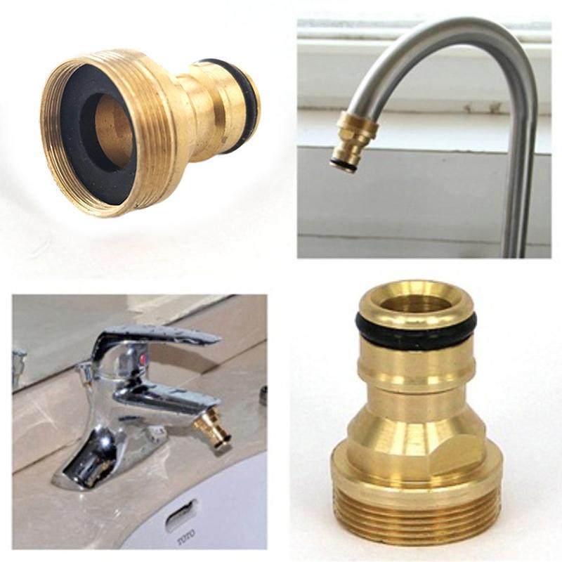 1/2/5Pcs Universal Tap Kitchen Adapters Brass Faucet Tap Connector Mixer Hose Adaptor Basin Fitting Garden Tools