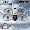 НОВЫЙ Оригинальный Дрон GT3 Max 8K GPS Профессиональный Аэрофотосъемка Самолет с Дистанционным Управлением HD Двойная Камера Квадрокоптер БПЛА Игрушка Подарки
