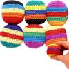 1/4Pcs Outdoor Soft Handmade Footbag Sacks Juggling Balls Durable For Kids Group Playing Activities