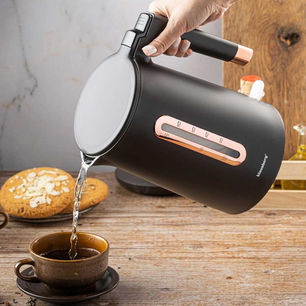 Czajnik elektryczny 1,7l klausberg kb-7889 rose gold