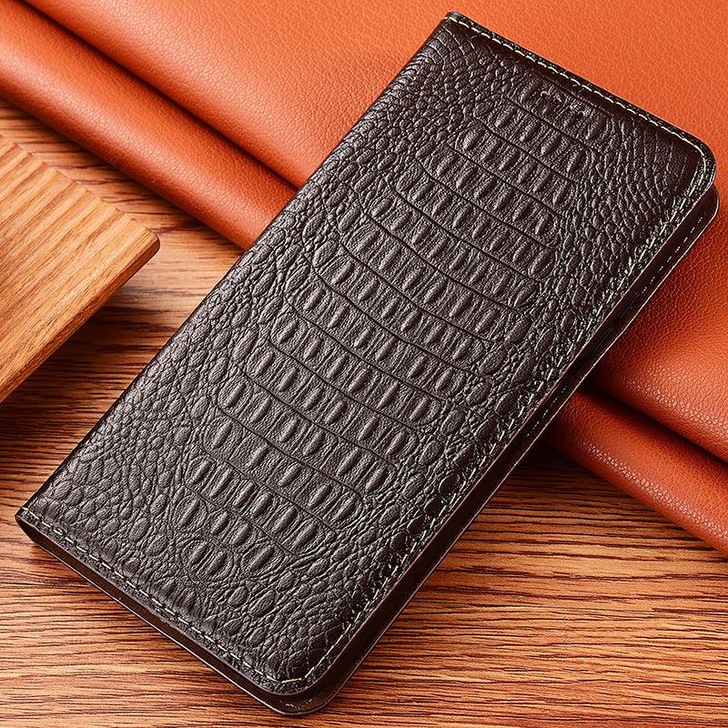 Genuine Leather Flip Cover for ZTE Nubia Z60 Ultra, Z50, Z40S Pro, Z30. Stylish Protection for Your Mobile Phone.