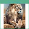 5d Diamond Full Painting Diy Big Lion Diamond Embroidery Full Lay Cross Stitch Home Decor Handmade Gift