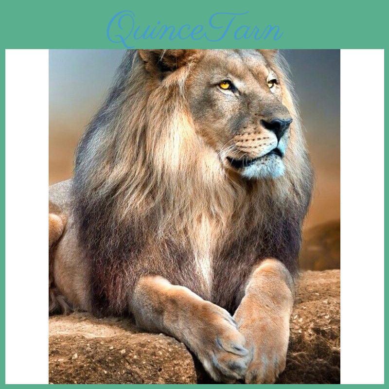 5d Diamond Full Painting Diy Big Lion Diamond Embroidery Full Lay Cross Stitch Home Decor Handmade Gift