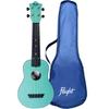Flight Travel Ukulele из дерева и АБС-смолы, гибридная укулеле сопрано, светло-голубая TUS-35LB