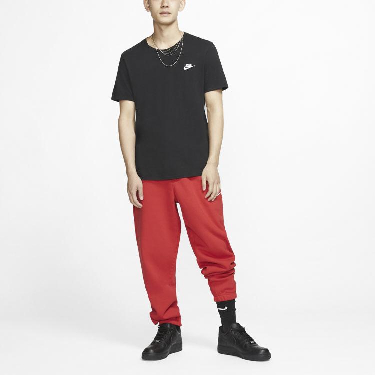Nike Повседневные брюки мужские Университетский красный Утепленные брюки с манжетами AV8279-657