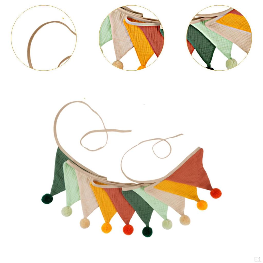 Ткань Баннер Вымпел Флаг Красочные Украшения Праздничные Принадлежности Фотобудка Реквизит Знаки