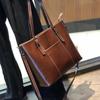 Genuine Leather Women's Bag Fashion Tote Bag Autumn/Winter Large Capacity Bag Cowhide Crossbody Bag Shoulder Bag