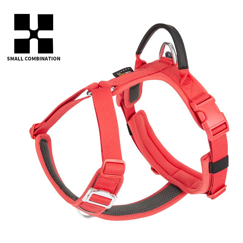 Шлейка для собаки, не тянущая, светоотражающая, для маленьких, средних и больших собак, взрывозащищенная жилетка-шлейка, регулируемые дышащие нагрудные ремни для собаки