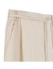 LAFELSORTOF Linen Blend Belted Wide Pants