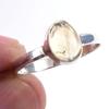 Natural Citrine Gemstone Handmade 925 Solid Sterling Silver Ring Size 10 N1N94