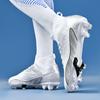 Men Football Boots Long Spikes High Ankle Soccer Shoes AG/TF Kids Outdoor Grass Cleats Soccer Boots Training Sport Football Shoes