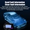 Car Head Up Display OBD GPS Dual System HUD 6 Alarm Functions RPM Gauge F15 8 Colors Speedometer Accelerated Test Milometer