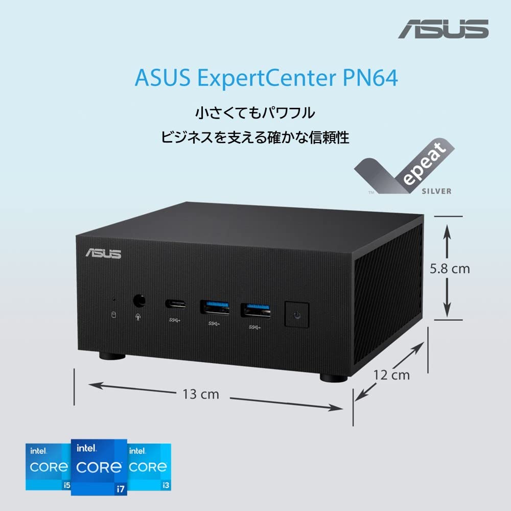 ASUSTek ASUS Desktop Mini Computer 11 Home Authorized Distributor Black (Core i7-13700H/16GB (Max 32GB)/SSD 256GB/Windows 64-bit) [Japan Product]