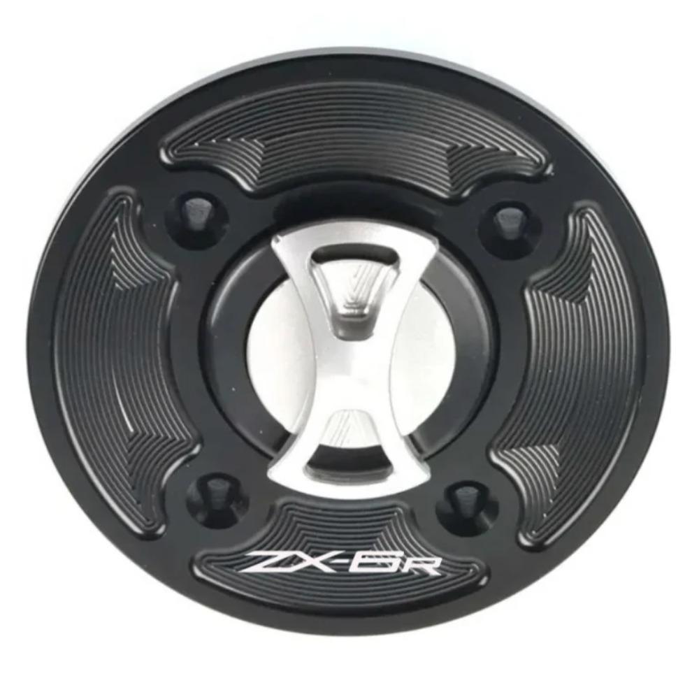For Kawasaki ZX6R 636 ZX6RR 2019 2020 2021 2022 2023 2024 2025 Keyless Motorcycle Fuel Gas Tank Cap Cover