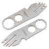 Bike Disc Rotor Alignment Tool 3 Slot Depth 40mm, 20mm, 14G Rotor Truing Fork Bike Brake Wrench for Bike Alignment