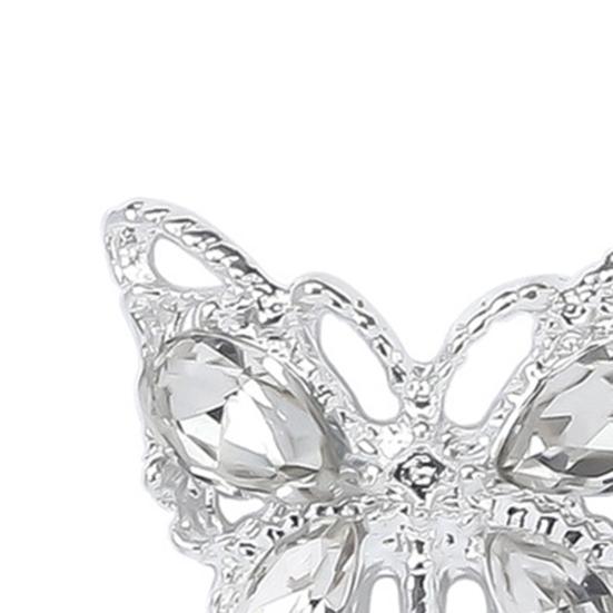 20 шт. подвески для ногтей в виде бабочек, блестящие стразы, инкрустация, искусственные кристаллы, 3D-подвески, аксессуары для маникюра своими руками, украшения для дизайна ногтей, чехлы для телефонов