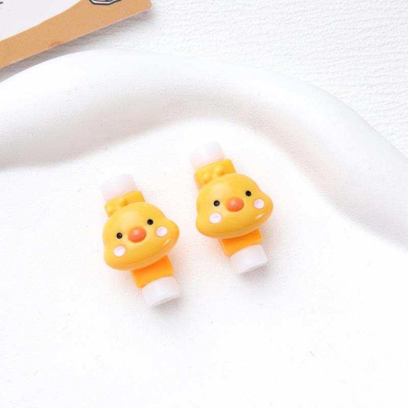 2 шт., защита для смотки кабеля зарядного устройства, белый медведь, мультяшная заставка, защитный чехол для линии передачи данных, чехол для шнура наушников, чехол, органайзер для проводов