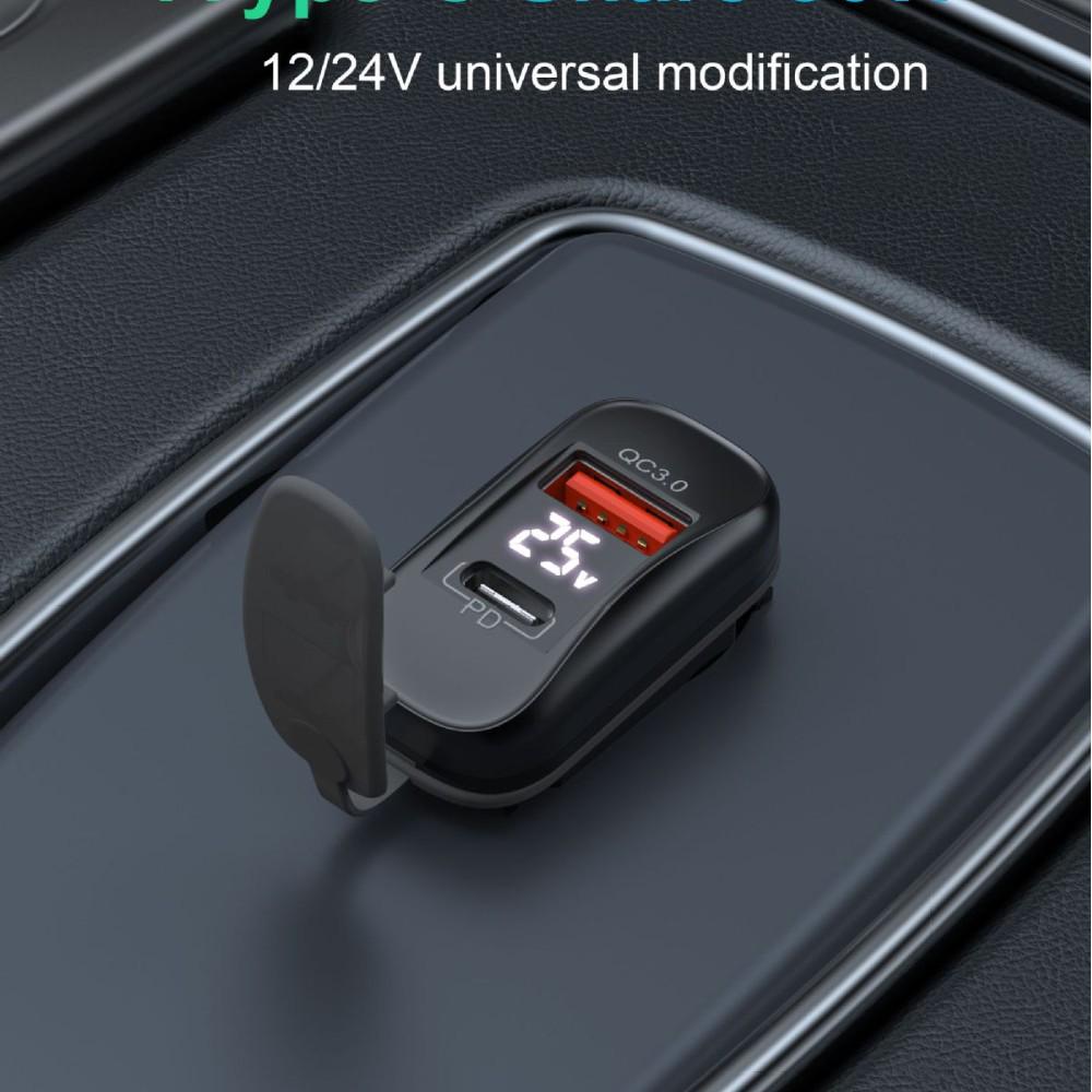 Трансграничное Автодом/Автомобильный PD30W38W Супербыстрое Зарядное Устройство для Мобильных Телефонов