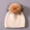 Versatile rabbit velvet children's knitted hats male and female babies outdoor wool hats windproof autumn and winter warm ear hats